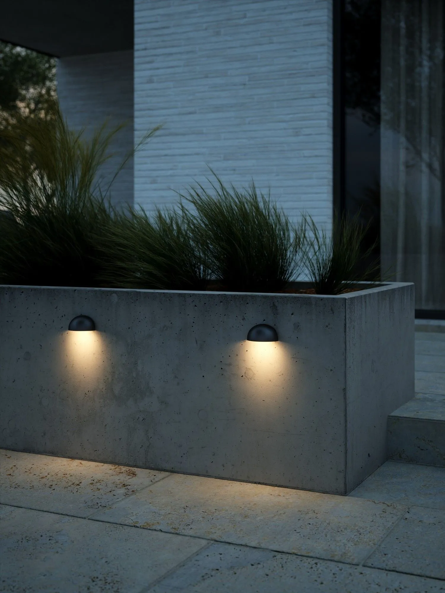 Nordlux Scor Outdoor Wall Light Black Plastic E14 IP44 Mains 2