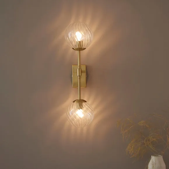 Vogue Esteban Art Deco 2 Light Wall Light