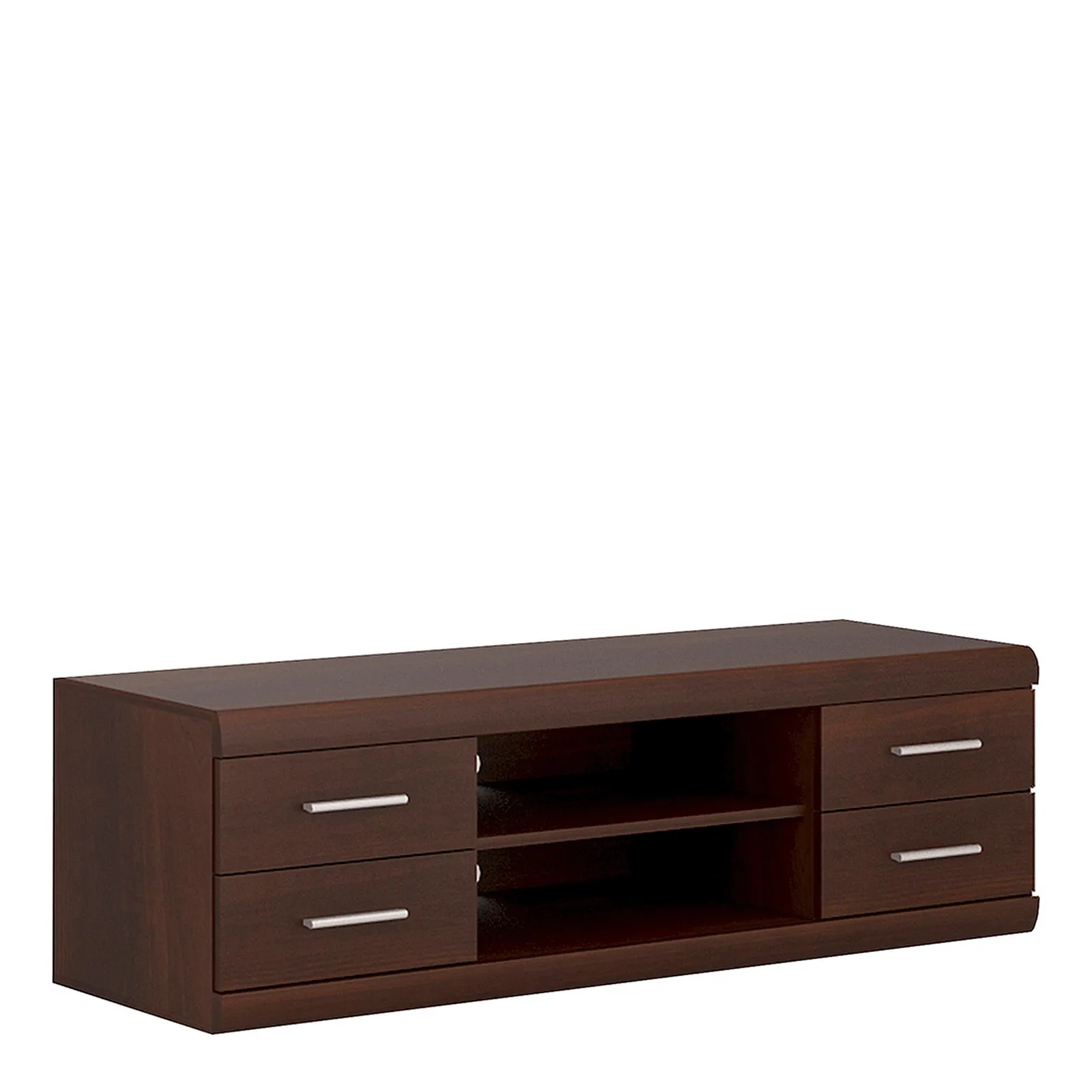 Furniture To Go Imperial Wide 4 Drawer TV Cabinet in Brown