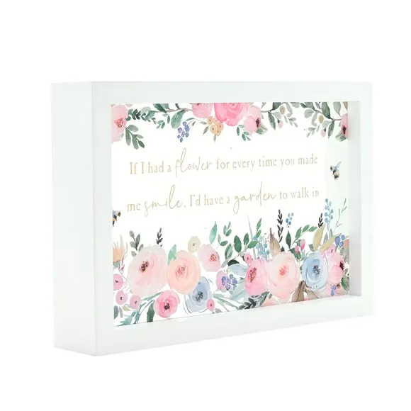 The Cottage Garden Framed Flower Plaque 2