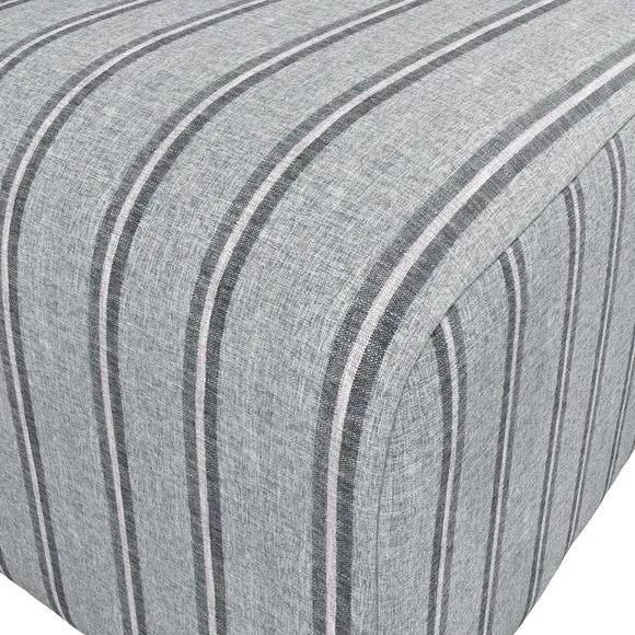 Ryder Thick Stripe Pouffe 4