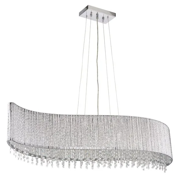 Vogue Galina 8 Light Crystal Ceiling Light 6