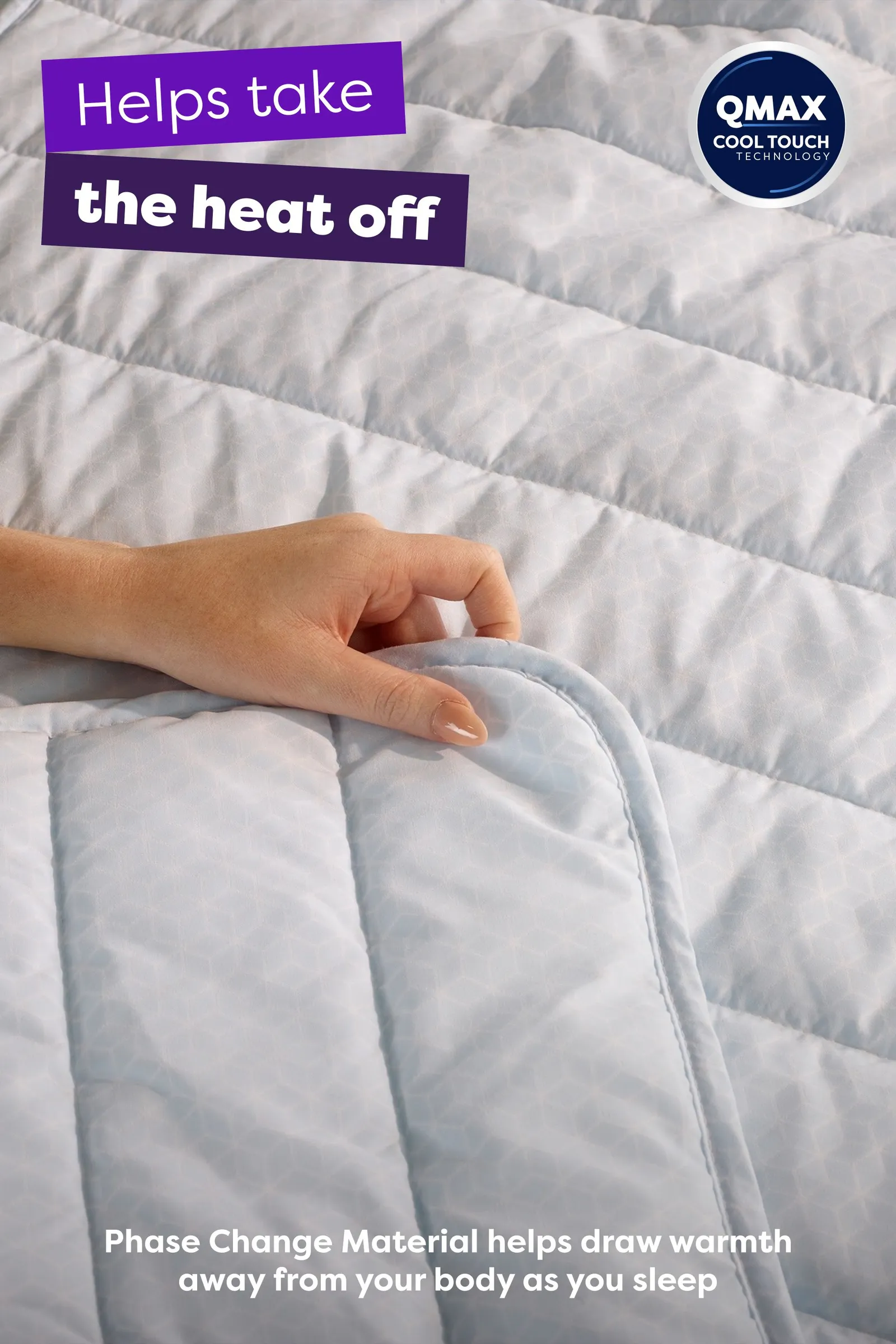 Slumberdown Cool Summer Temperature Regulating Coverless Duvet in Blue 5