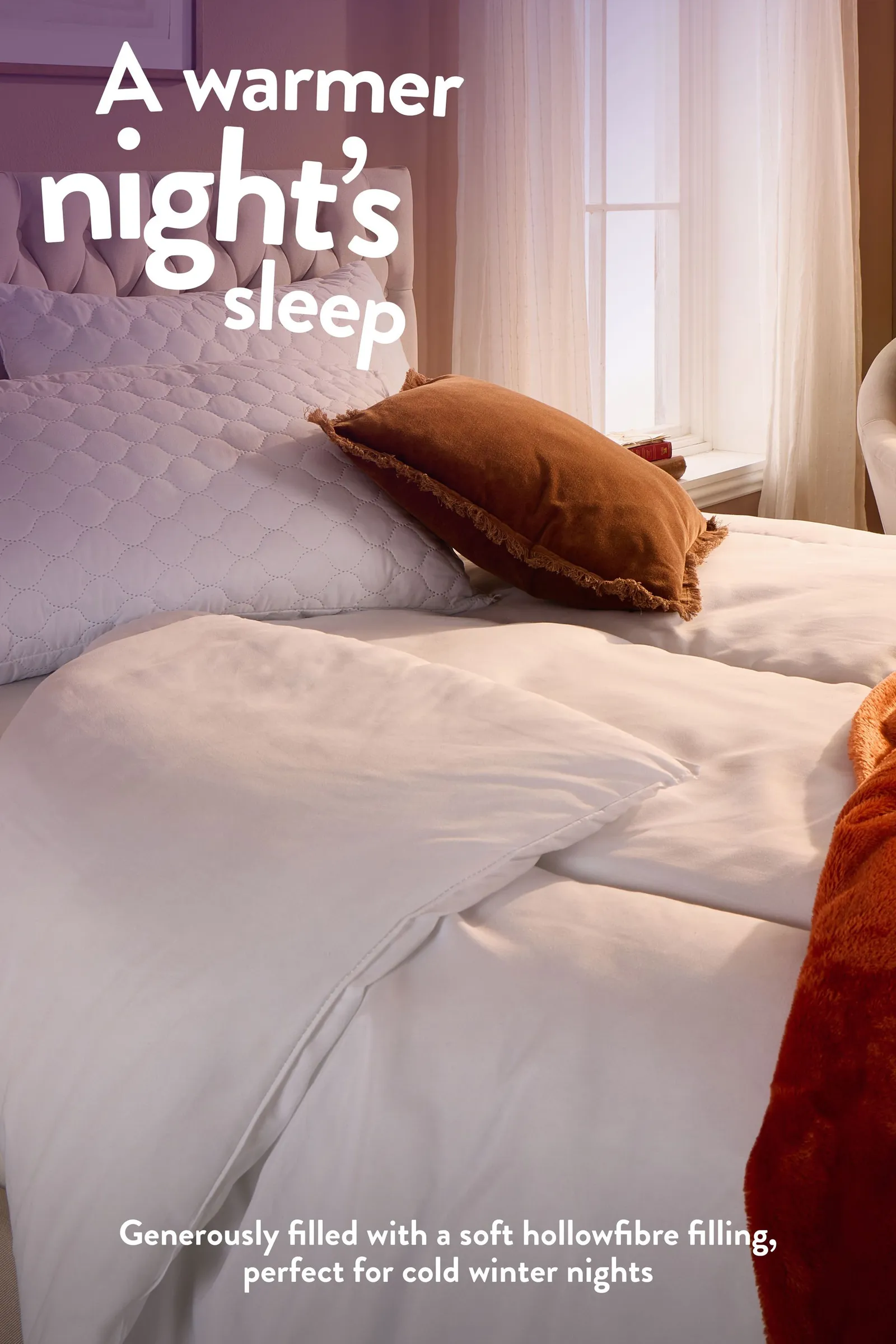 Slumberdown Warm Winter Nights 13.5 Tog Winter Duvet in White 3