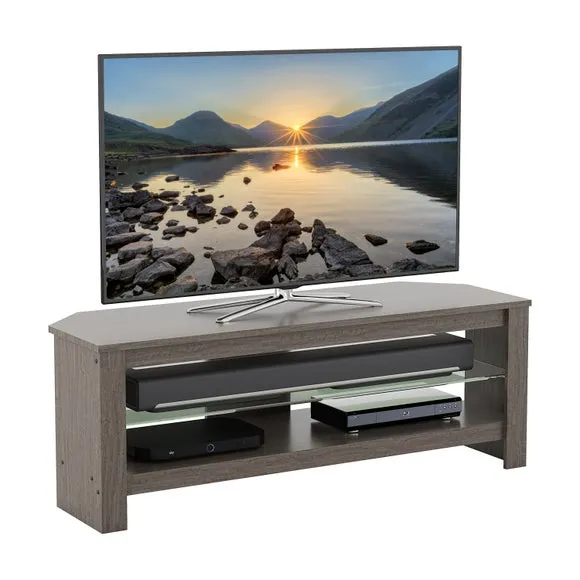 Calibre Plus Wide TV Unit Grey Oak Effect for TVs up to 50" 4