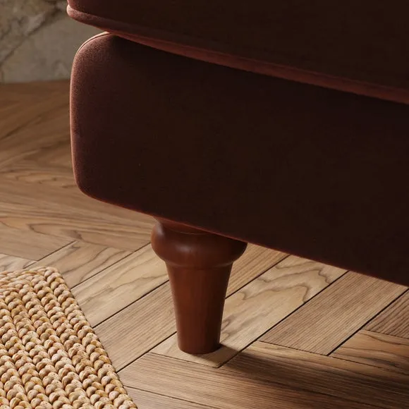 Beatrice II Velvet Snuggle Chair 4