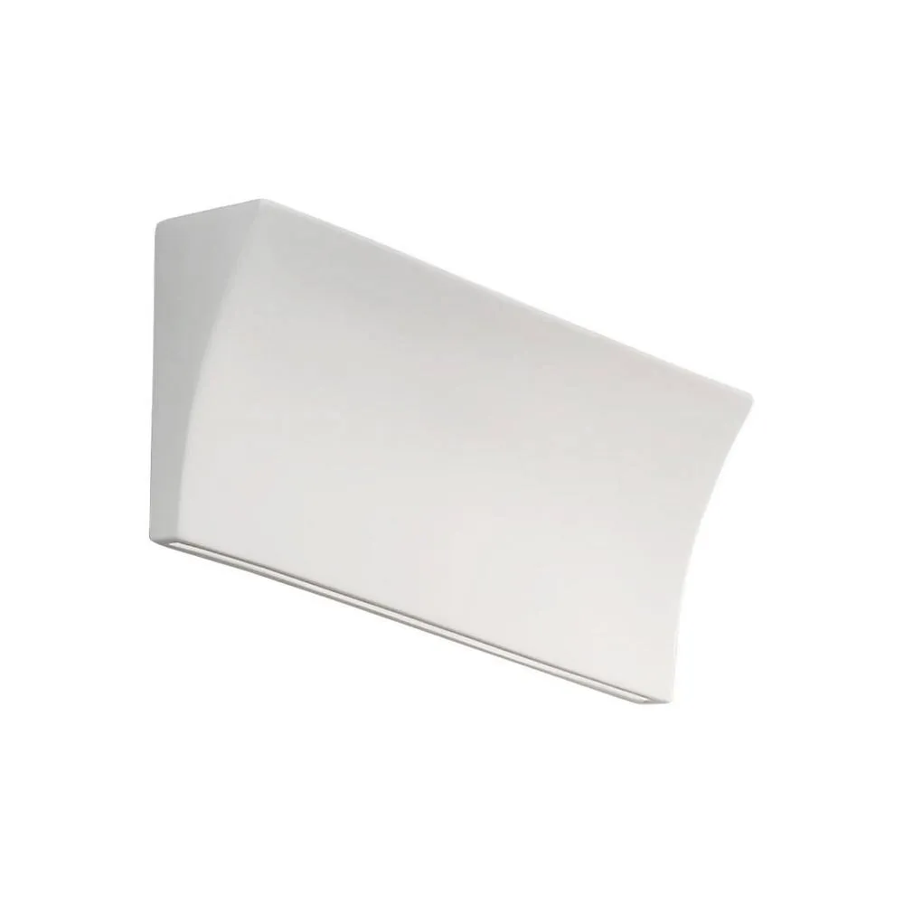 Netlighting Delon Lifestyle Ceramics Plaster Wall Light White 2x G9