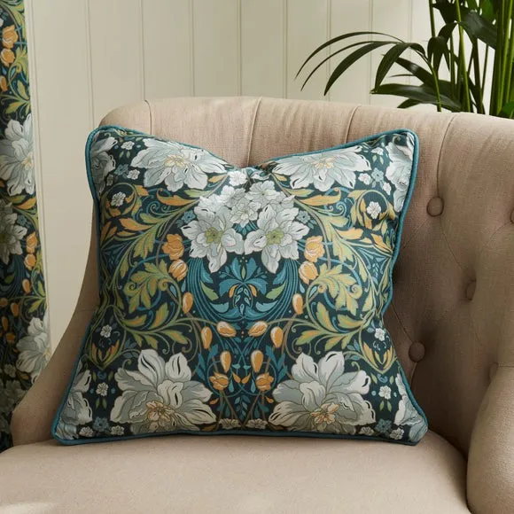 Loretta Floral Eyelet Curtains 5