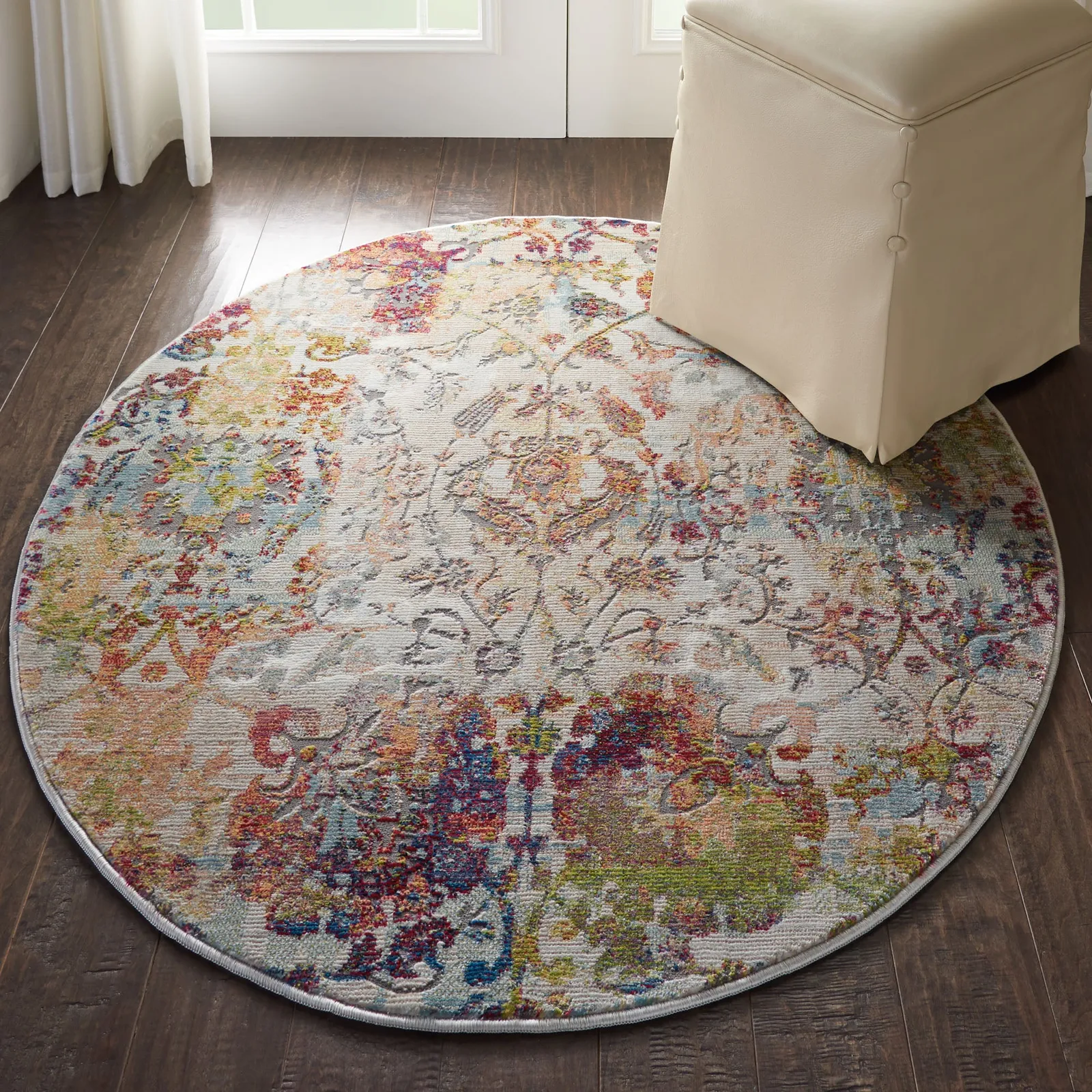 Ankara Global 6 Round Rug Orange