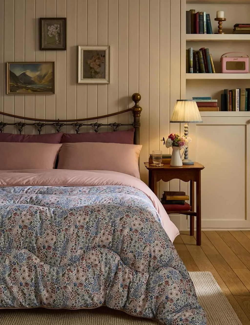 Nightlark Floral 10.5 Tog Coverless Duvet Set Pink Mix