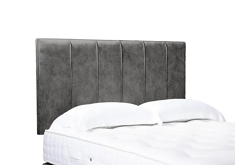 Artisan Collection Rhodes High Strutted Headboard - Single - Daytona Pebble