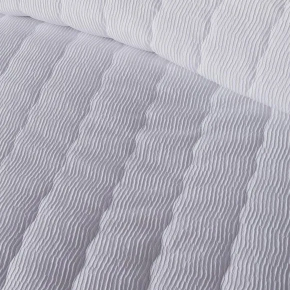 Serene Crinkle Wave Duvet Cover & Pillowcase Set 3