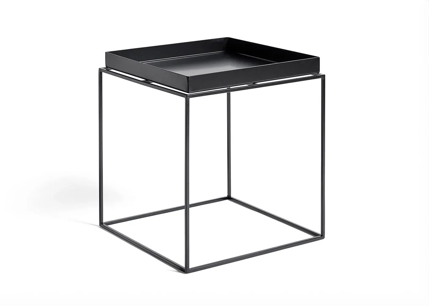 HAY Tray Table Medium Black 40 x 40cm