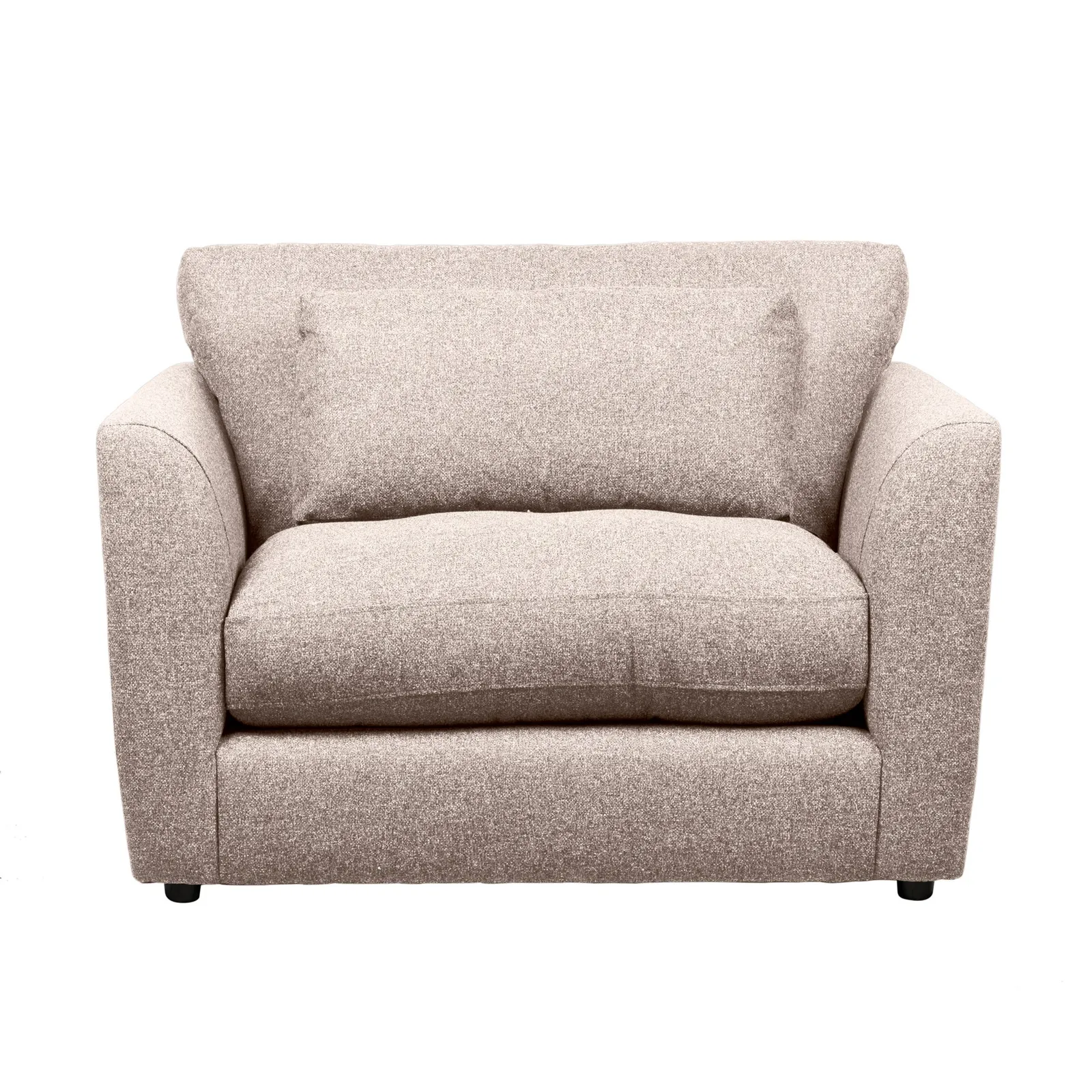 Esther Fleck Fabric Snuggle Chair Natural