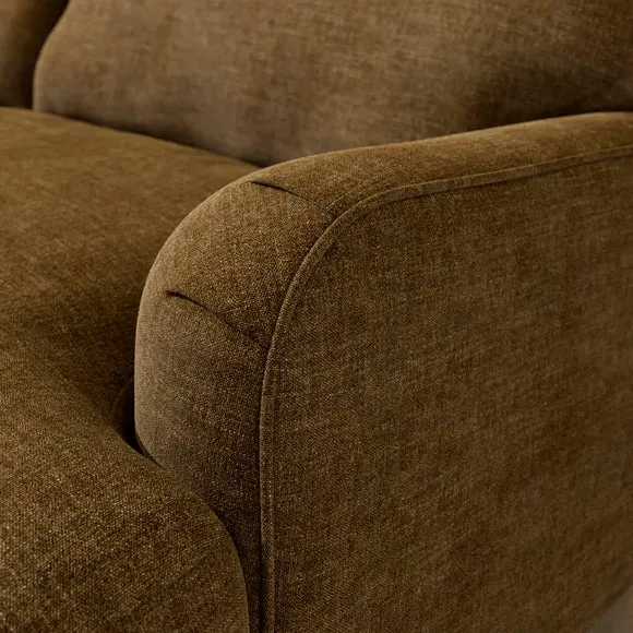 Arthur Linen Chenille 3 Seater Sofa 3