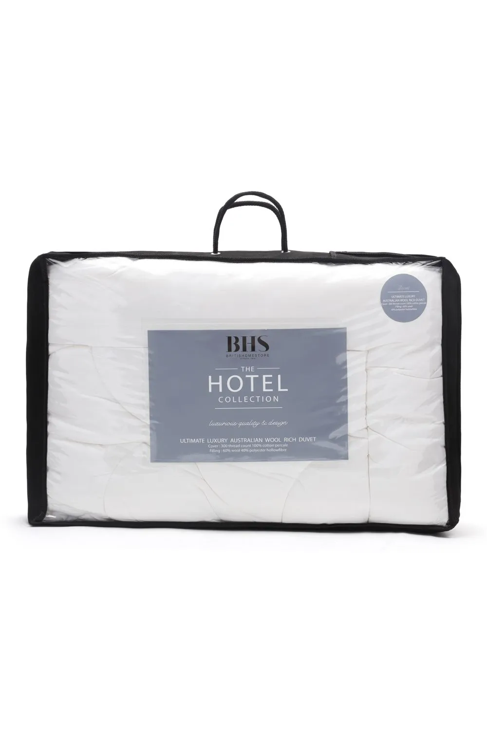 BHS Home Collection 7.5 Tog Microfibre Duvet in White 2