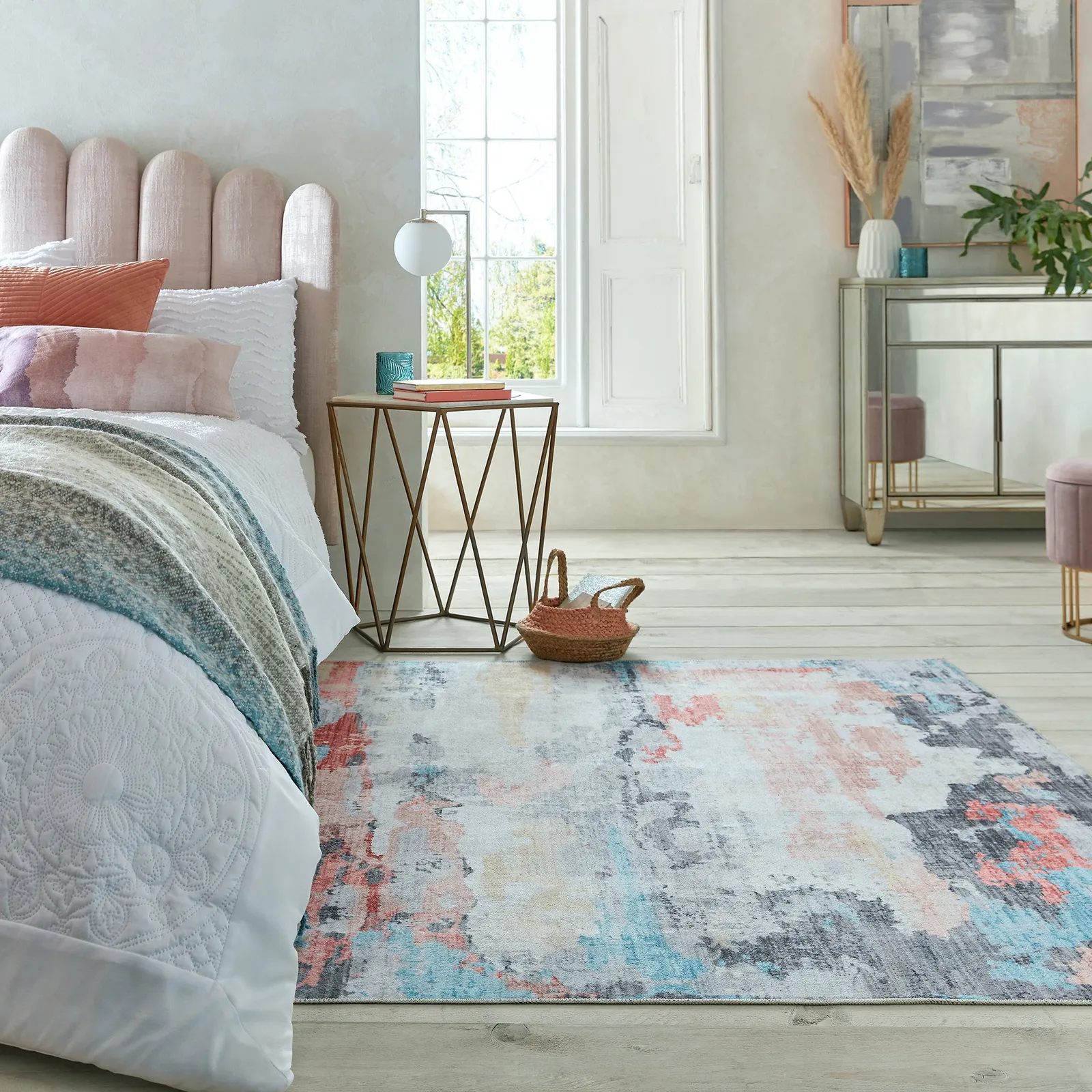 Wentworth Washable Rug MultiColoured