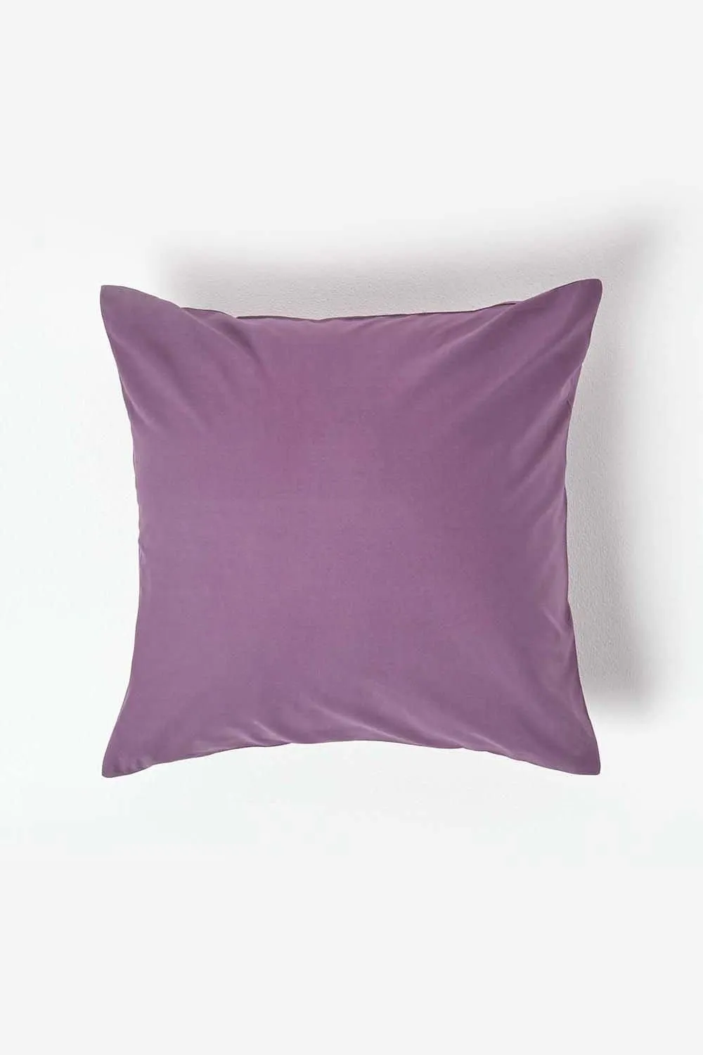 Homescapes Continental Egyptian Cotton Pillowcase 200 TC, 40 x 40 cm in Grape 1