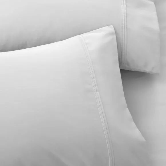 Dorma Luxurious & Silky 500 Thread Count 100% Cotton Sateen Standard Pillowcase 2