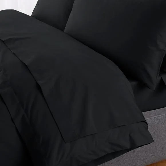 Hotel 230 Thread Count Percale 100% Cotton Flat Sheet 1