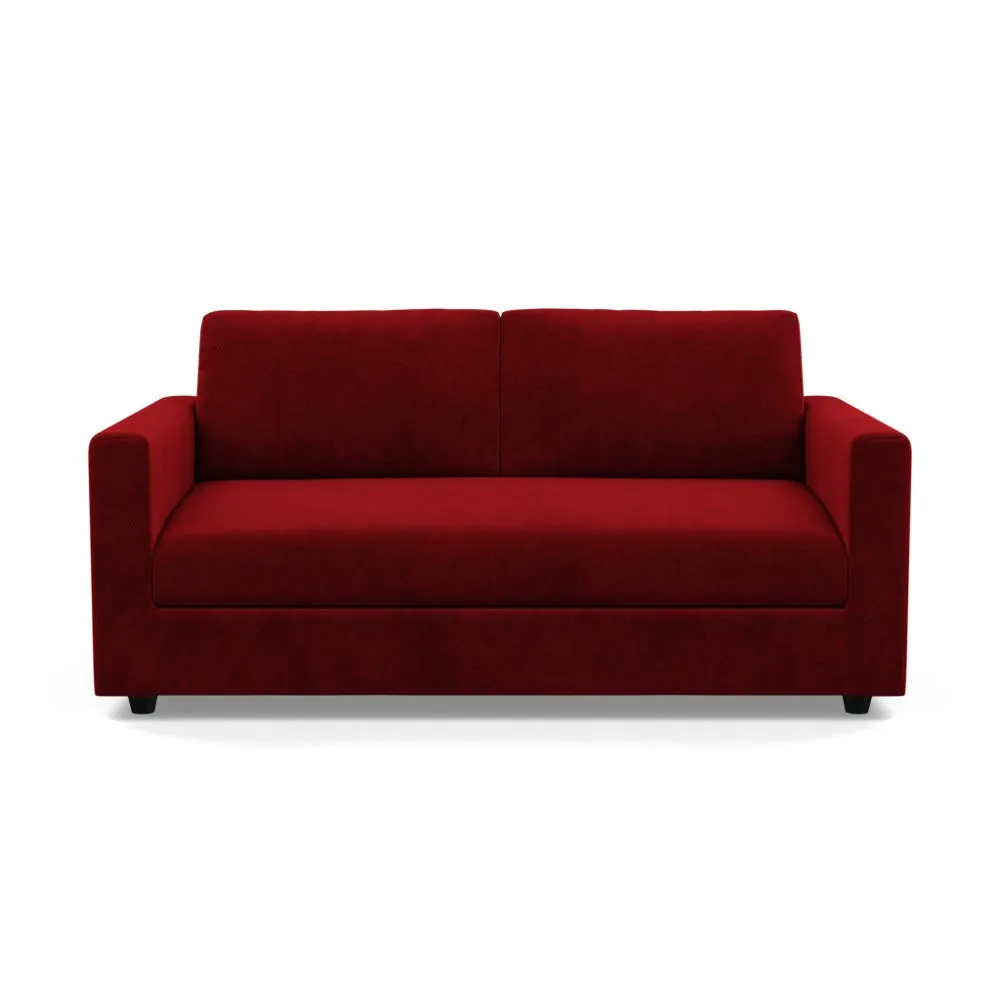 Heal's Nimbus II 3 Seater Sofa Smart Luxe Velvet Mulberry Black Feet 1
