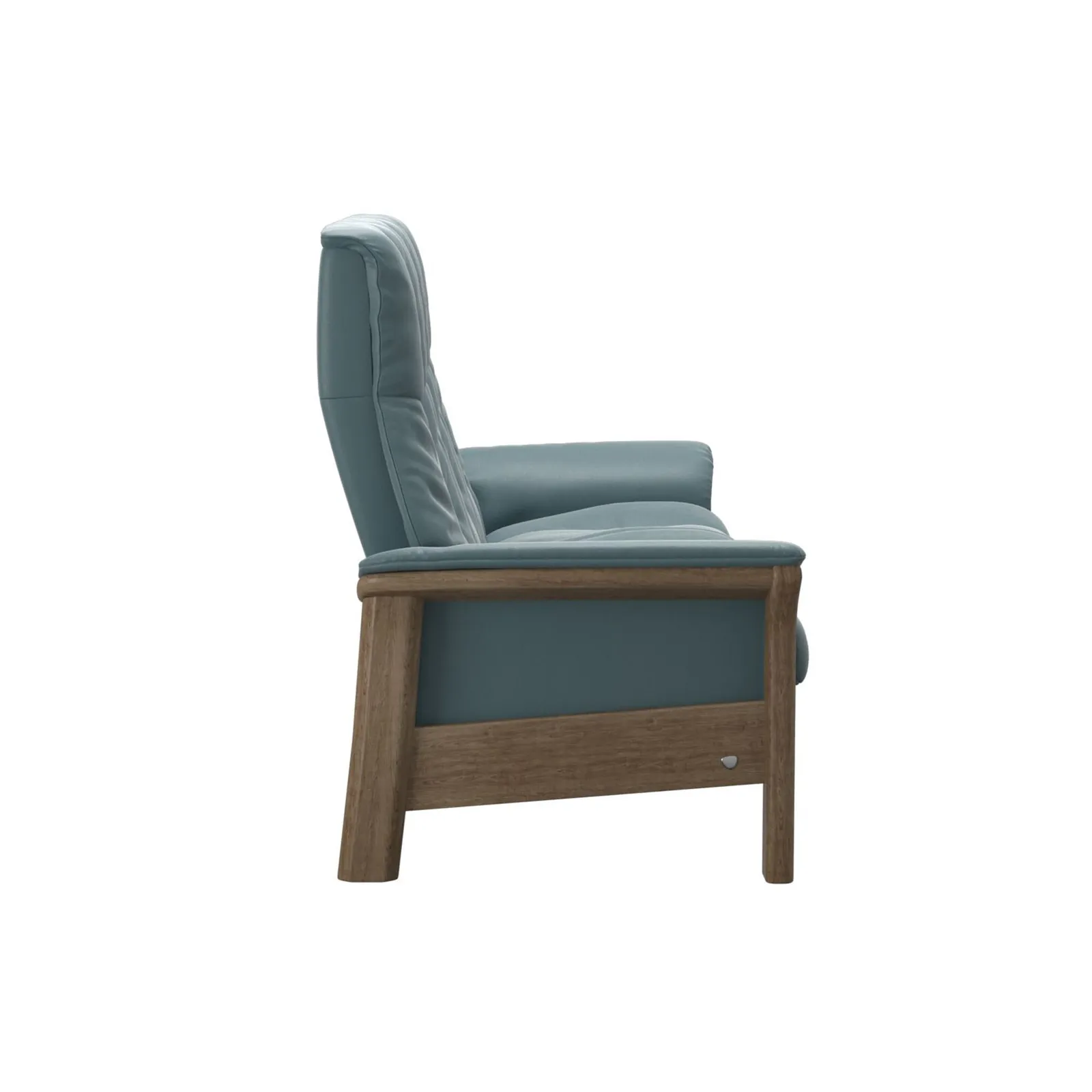 Stressless Windsor 3 Seater Recliner Sofa, Blue Leather | Barker & Stonehouse 3