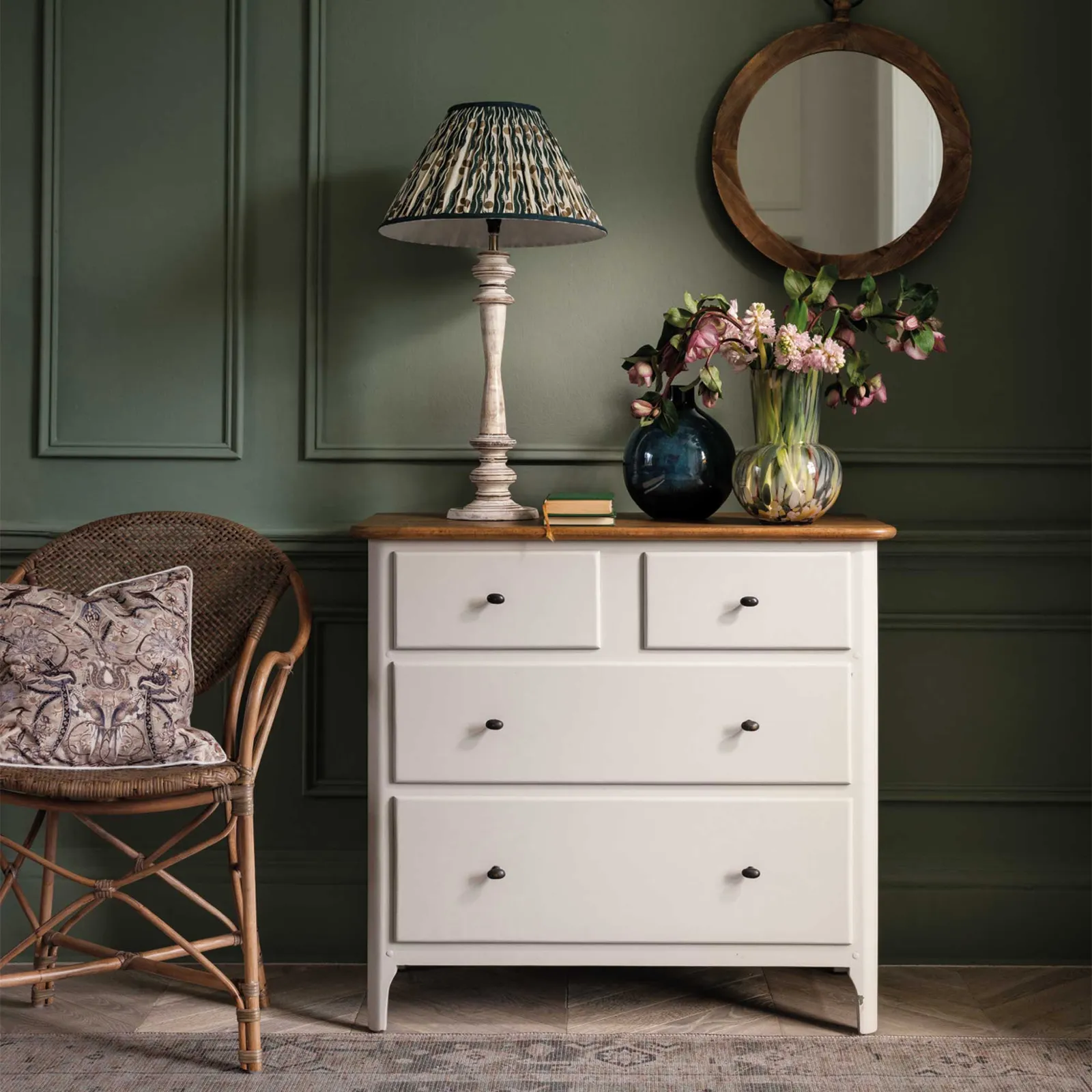 Wash Wood Lamp, White | Barker & Stonehouse 2