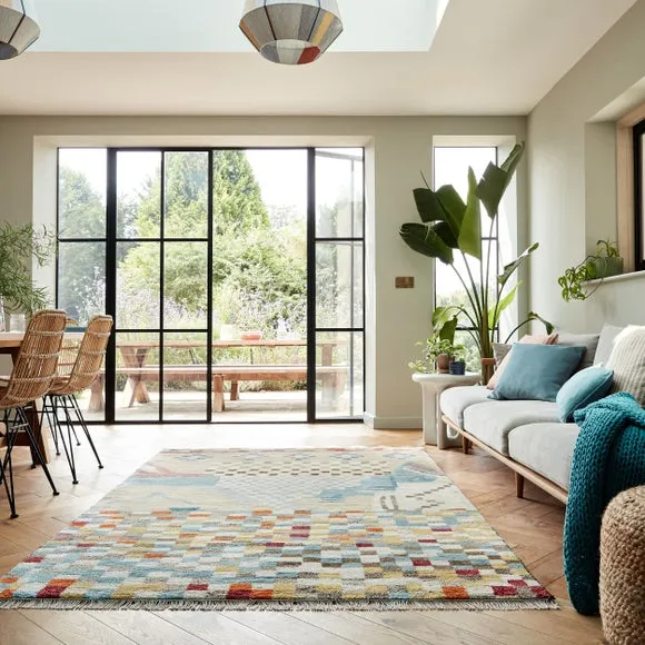 Umra Premium Hand-Knotted Shaggy Wool Rug 1