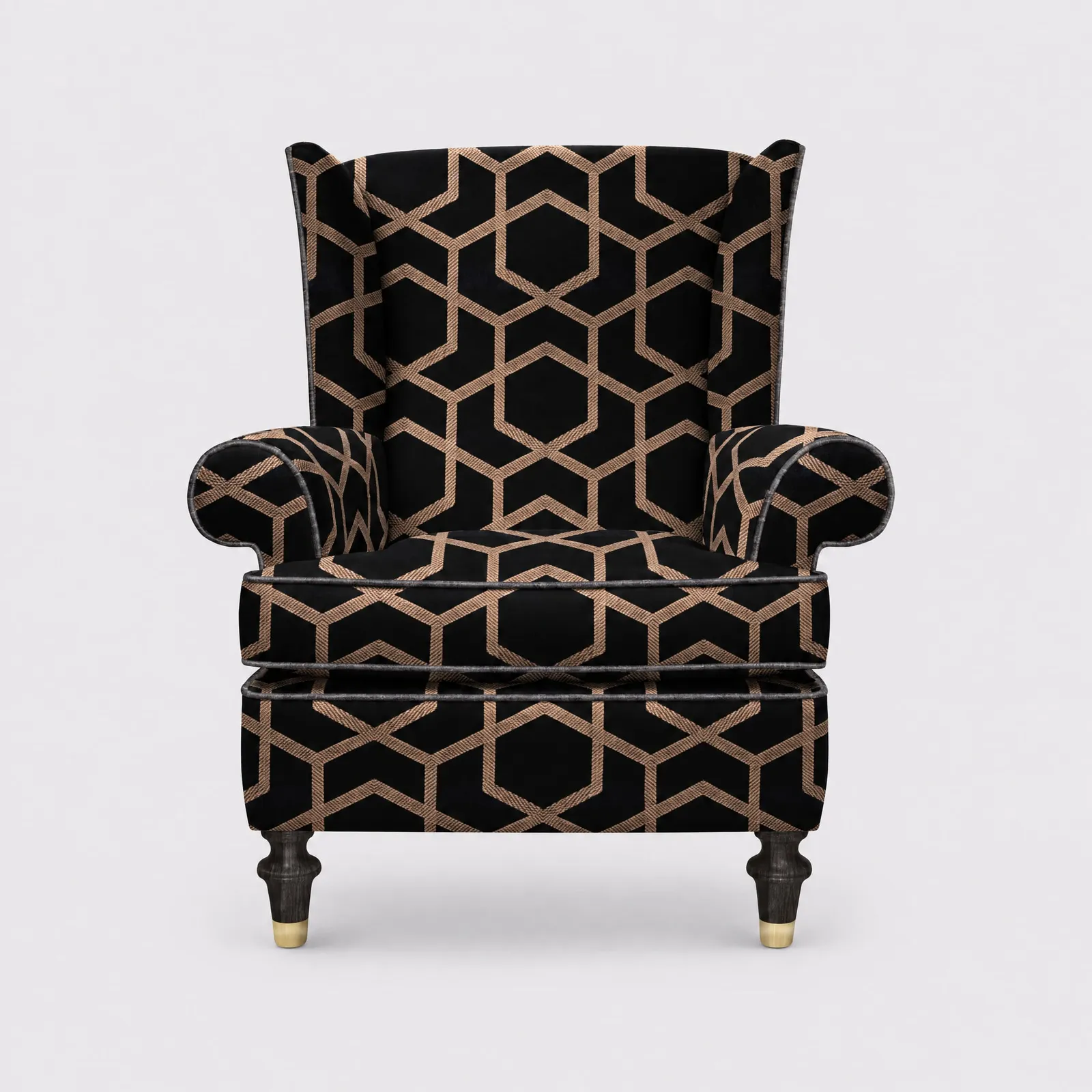 Harvard Wing Armchair Fabric | Barker & Stonehouse