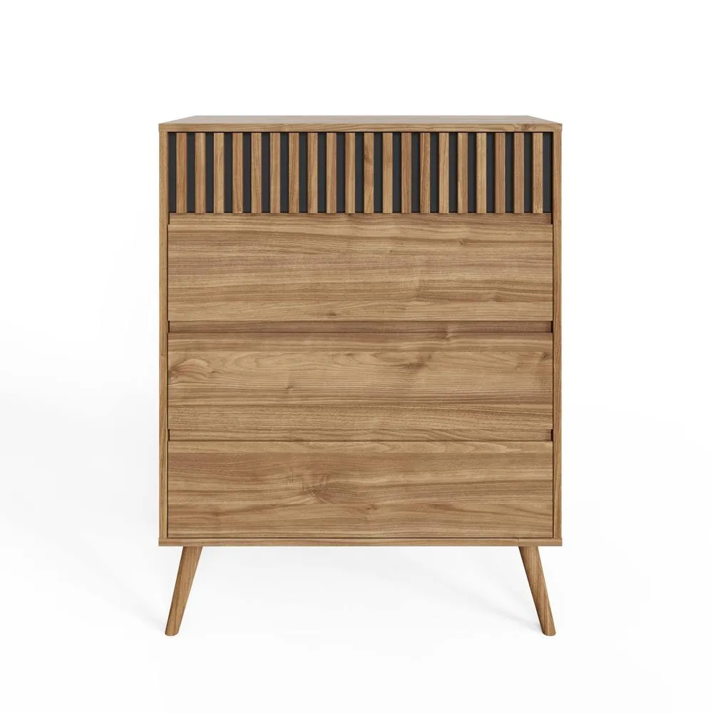 GFW Rowan 4 Drawer Chest in Light Oak 4