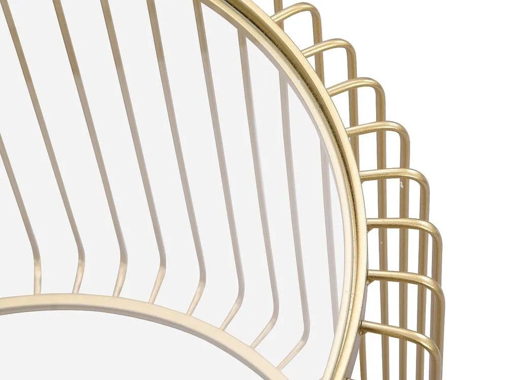 Vente-unique Metal & Glass Nesting Coffee Table - Golden - FERIDA in Gold 6