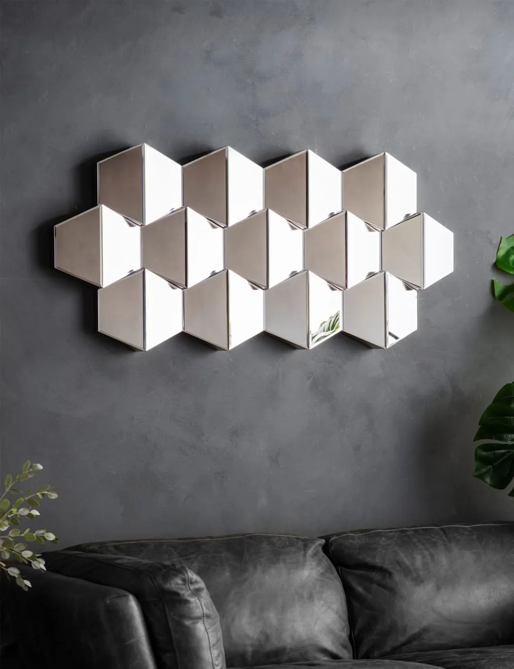 Gallery Direct Carina Extra Large Wall Mirror Silver