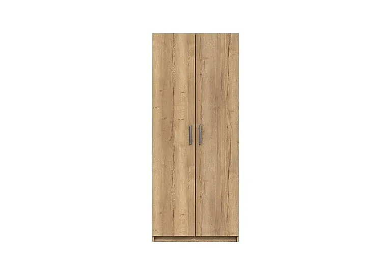 Waterloo 2 Door Wardrobe - Natural Rustic Oak