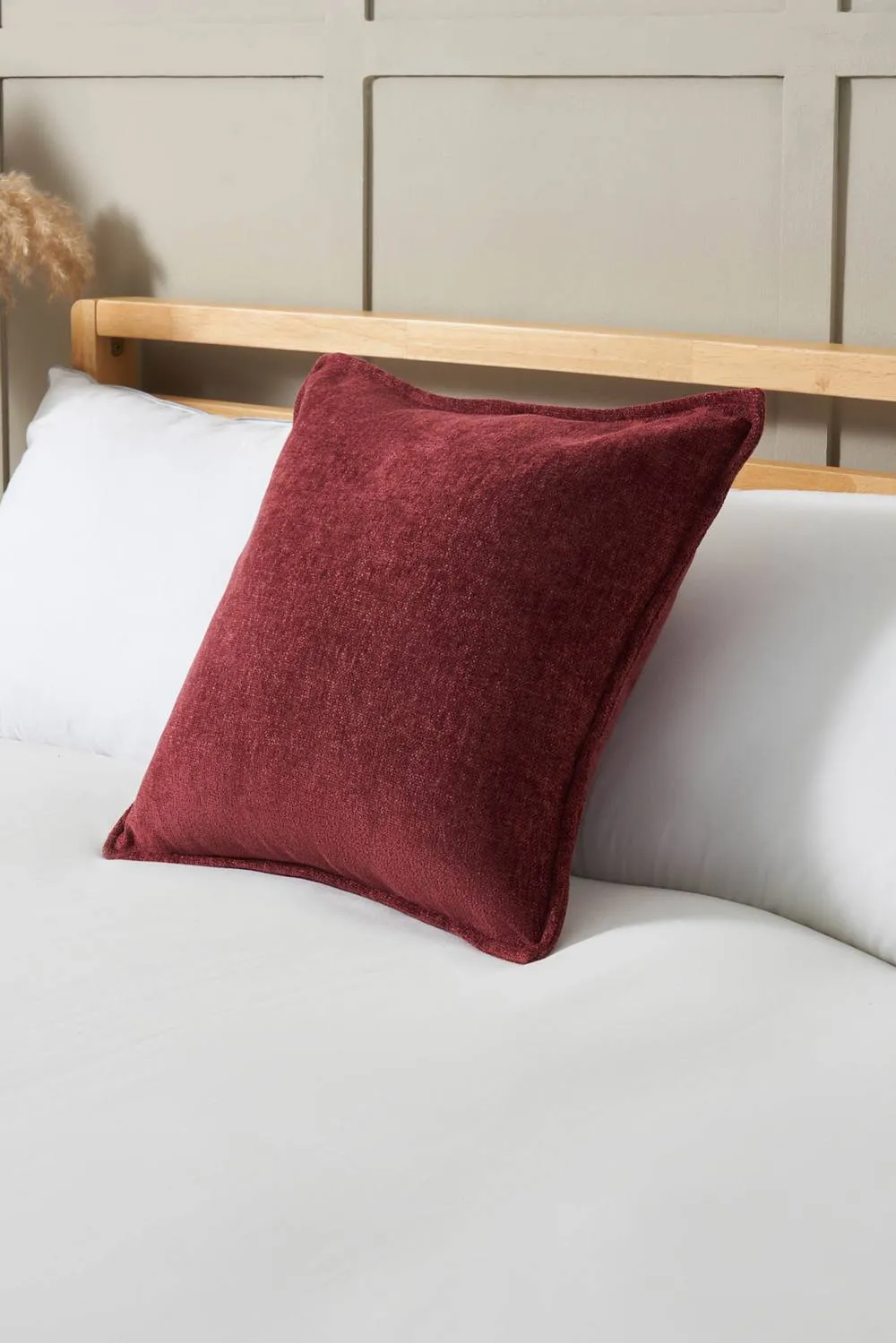BHS Oxford Cushion in Red