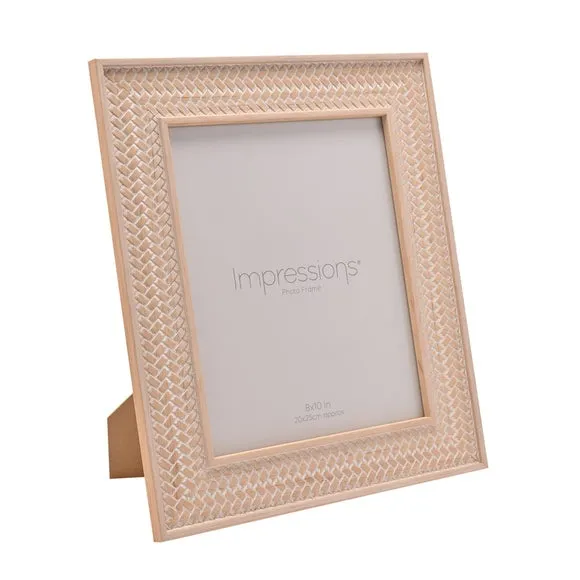 Impressions Herringbone Patterned Photo Frame 1
