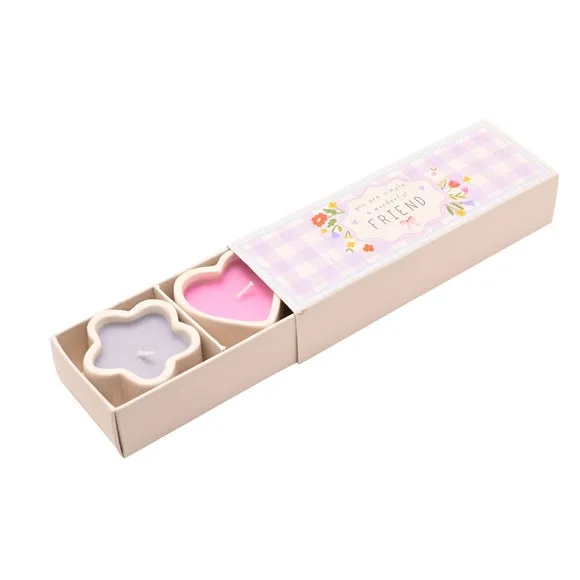 Love Life Wonderful Friend Lychee & Raspberry Mini Candles 3