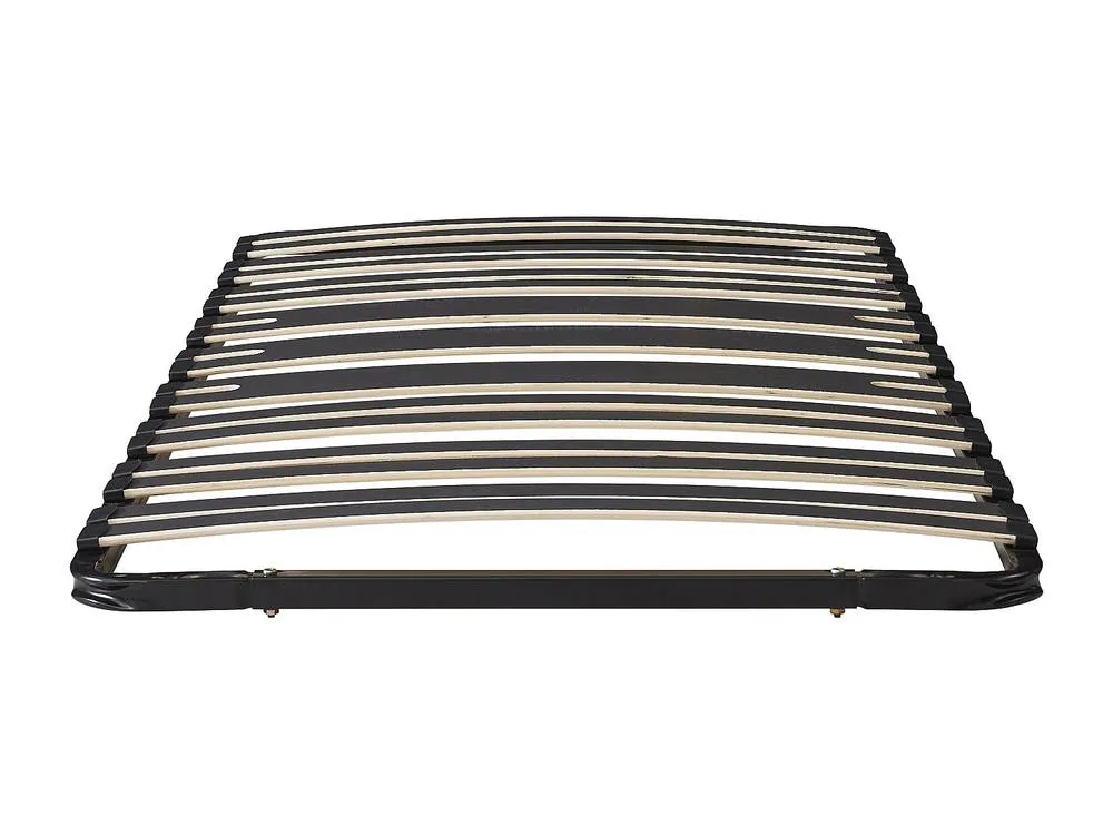 Vente-unique Slatted Frame Bed Base To Assemble 90 X 190 Cm - 15 Slats - 3 Zones in Black 5