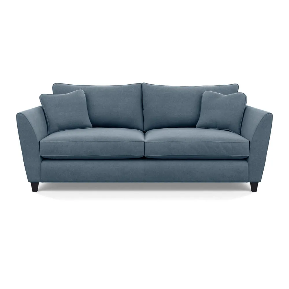 Heal's Torino 4 Seater Sofa Capelo Linen-Cotton Mineral BLACK FEET 1