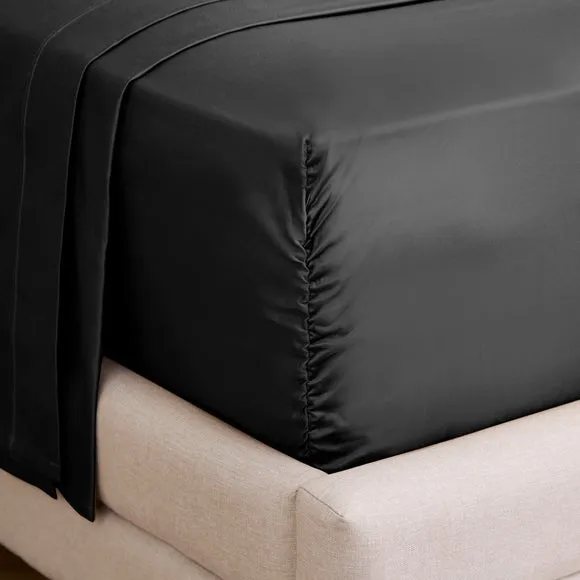 Dorma 800 Thread Count 100% Cotton Sateen Fitted Sheet 1