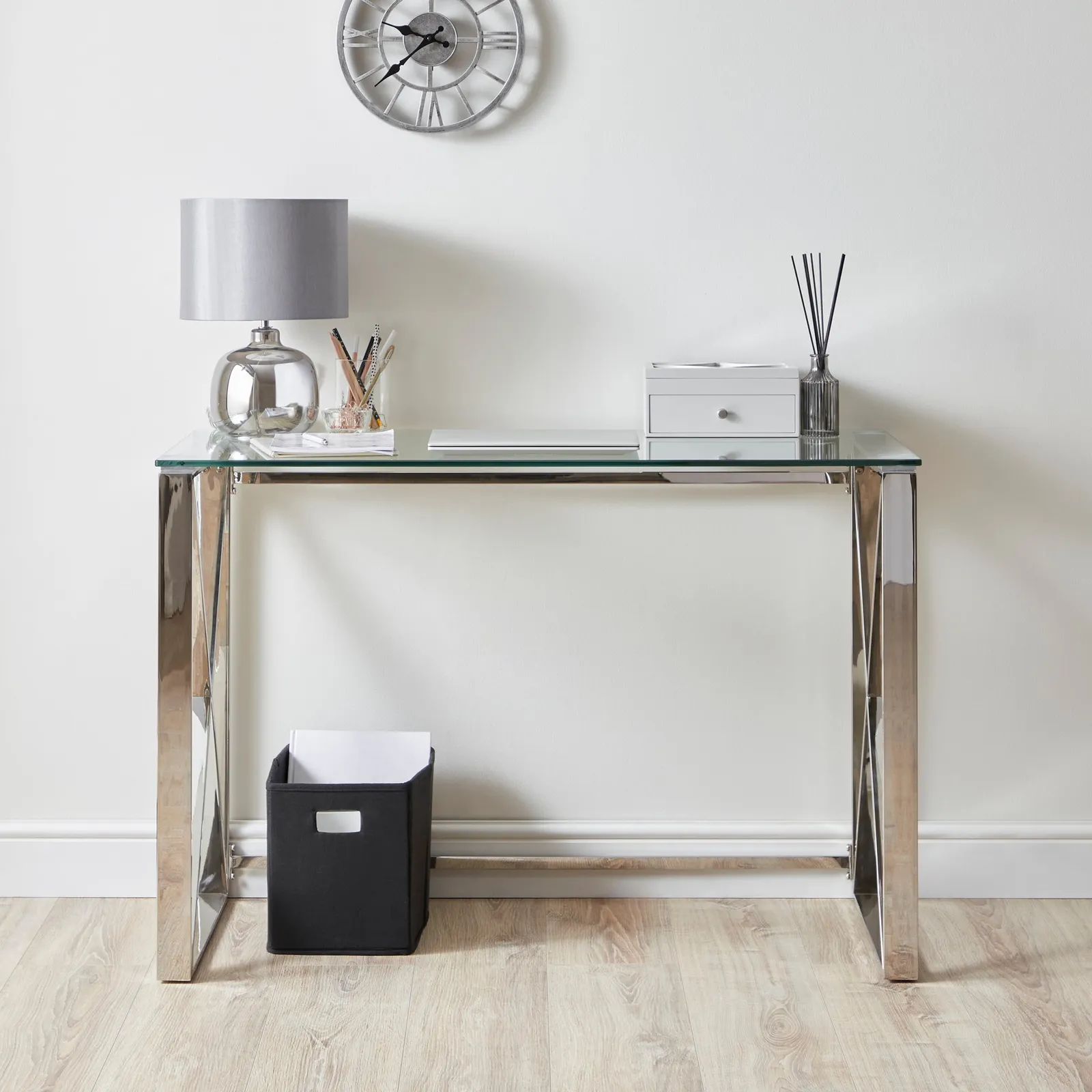 Madison Desk Silver