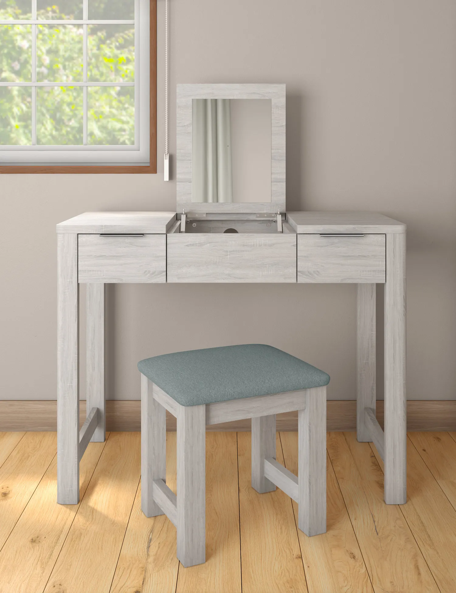 M&S Cora Dressing Table & Stool