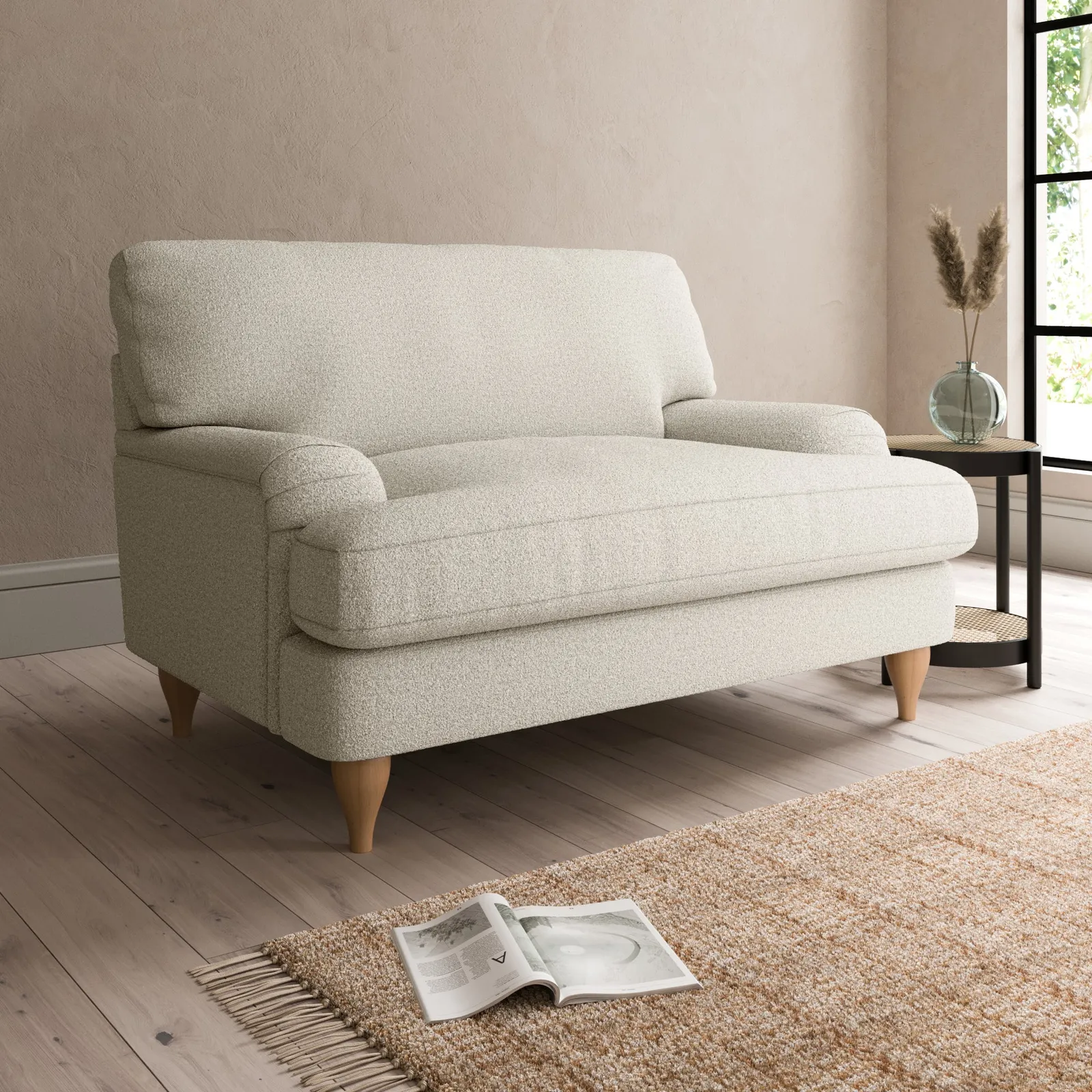 Darwin Cosy Marl Snuggle Chair Cosy Marl Chateau Grey