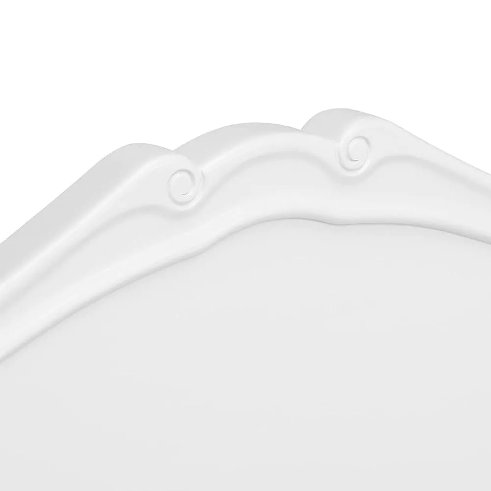 Statement Furniture Juliette French Style 3ft Single Bed with Wooden Headboard in White 3