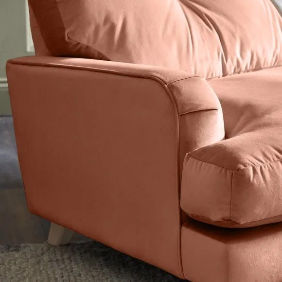 Martha Vintage Velvet Corner Chaise 5