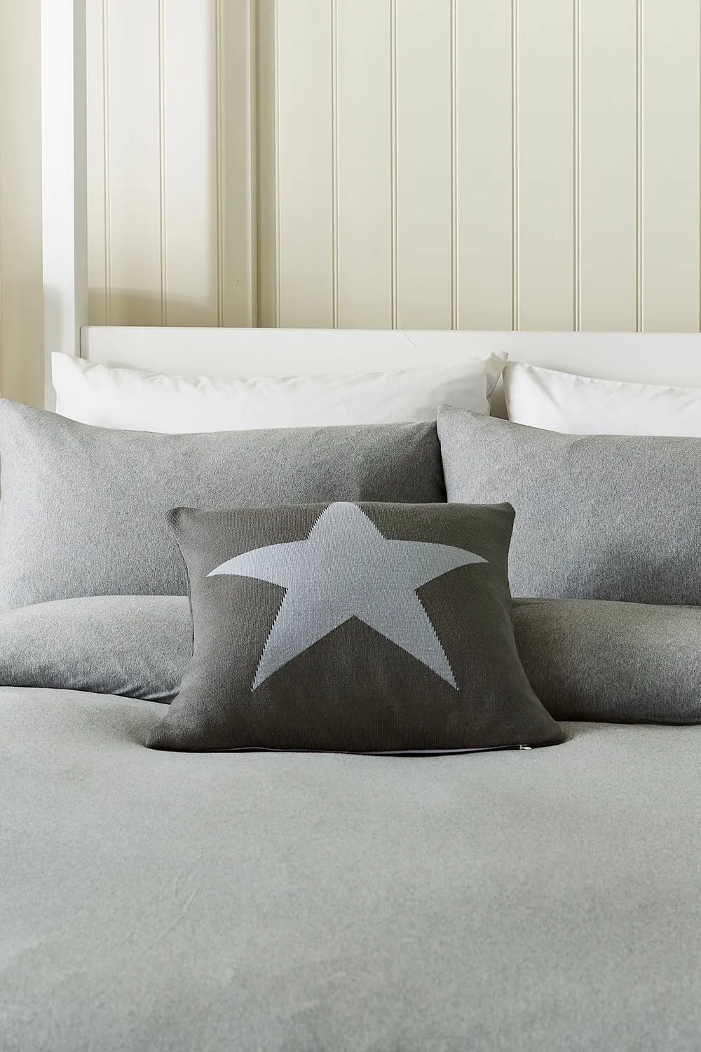 Helena Springfield 'Jersey' Cotton Duvet Cover Set in Grey 2