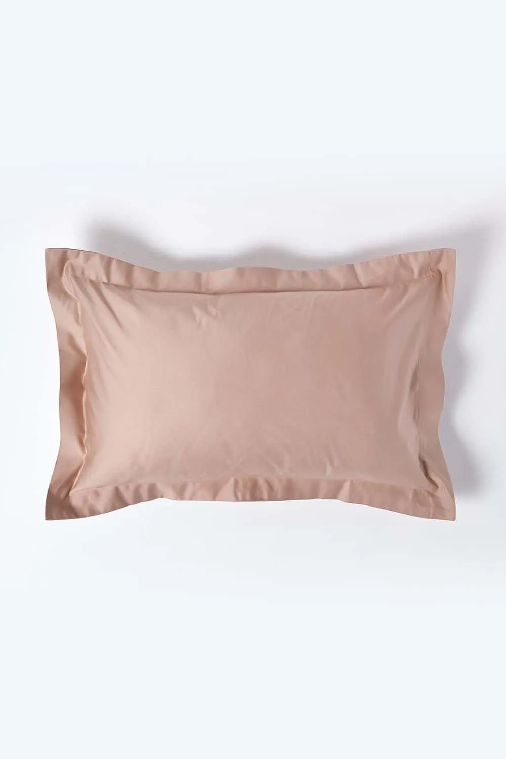 Homescapes Egyptian Cotton Oxford Pillowcase 1000 TC in Beige 1