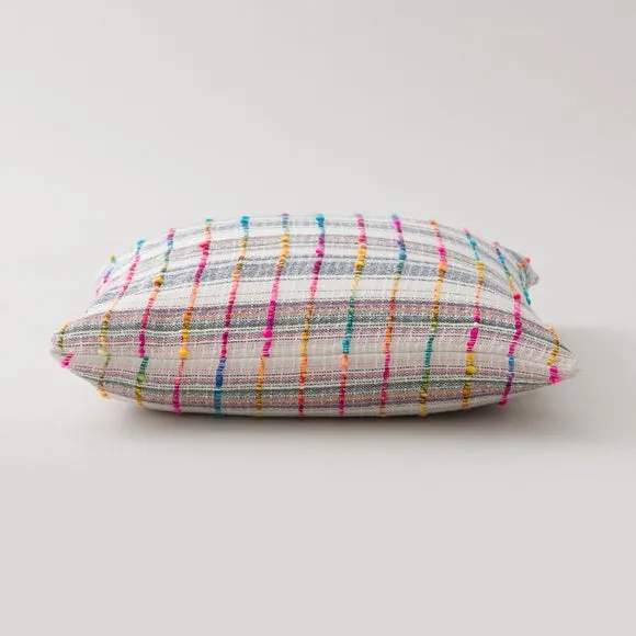 Spacedyed Rainbow Check Cushion 3