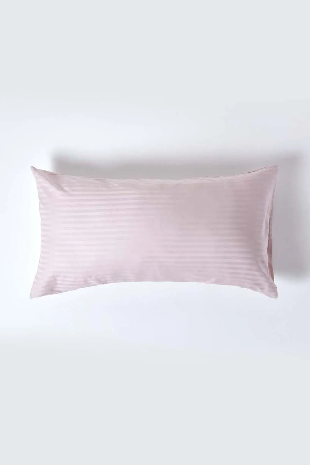 Homescapes Egyptian Cotton Ultrasoft Housewife Pillowcase 330 TC, King Size in Dusty Pink 1