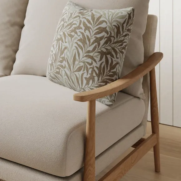 Nelson Wooly Textured Weave 2 Seater Sofa 4