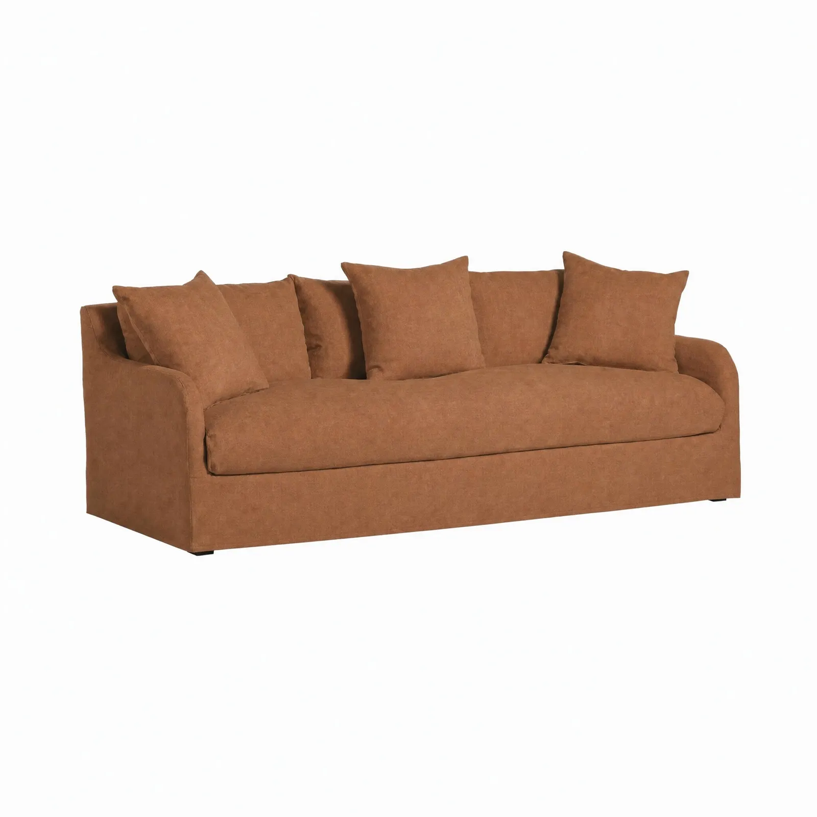 Charlbury 3 Seater Sofa, Brown Fabric | Barker & Stonehouse 4